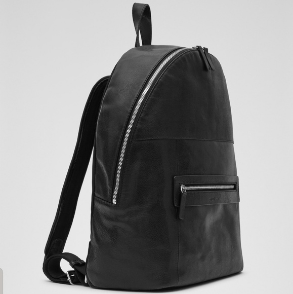 Reiss Raza Leather Backpack - Picture 6 of 8